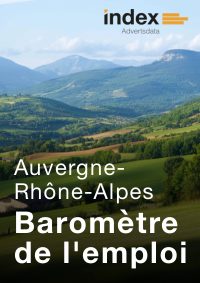 Cover Baromètre de l'emploi Auvergne-Rhône-Alpes