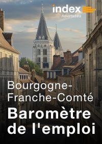 Cover Baromètre de l'emploi Bourgogne-Franche-Comté